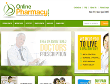 Tablet Screenshot of onlinepharmacyinuk.com